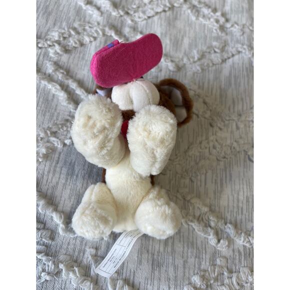 Barbie Pet Bean Plush Pet Pal Stuffed Animal Toy Dog Brown White - Picture 6 of 9